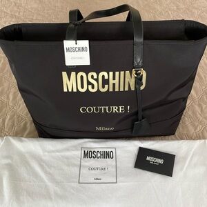 New! Moschino Couture! Logo Tote